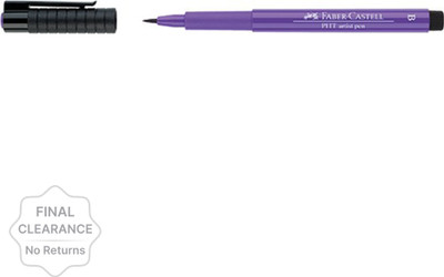 FABER-CASTELL Pitt Artist Pen Color Purple Violet – Pack(Set of 1, Violet)