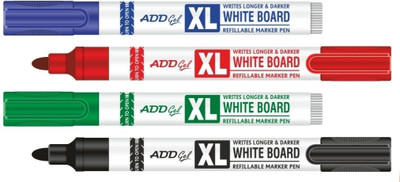 Add Gel XL WHITEBOARD MARKER(Set of 4, Blue, Black, Red, Green)