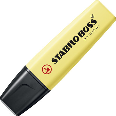 Stabilo BOSS Original Highlighter Pen Blue(Set of 1, Milky Yellow)