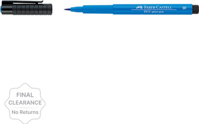 FABER-CASTELL Pitt Artist Pen brush(Set of 10, Phthalo Blue)