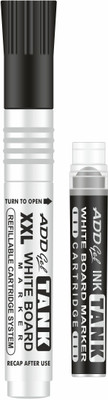 Add Gel TANK MARKER AND CARTRIDGE COMBO PACK BLACK INK(Set of 1, Black)