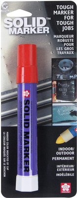 SaakuraA Solidified Paint Solid Marker, 14 to 392 Degrees F(Set of 1, Red)