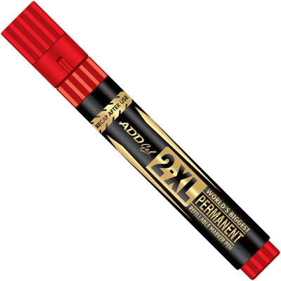 Add Gel 2XL PERMANENT MARKER(Set of 12, Red)