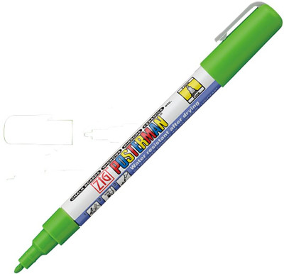 Zig Posterman Waterproof Chalk Marker (PMA-20/450) LT.GREEN 1 mm Fine Tip(Set of 1, Lt. Green COLOR MADE IN JAPAN)