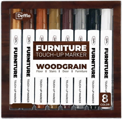 COZYZORO Furniture Touch-Up Marker Pen (8 Colour Set)(Set of 8, Multicolor)