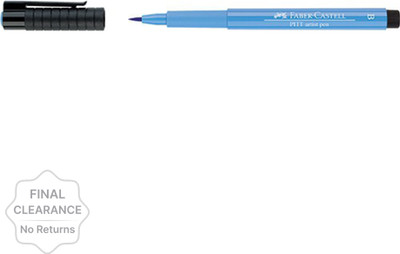 FABER-CASTELL Pitt Artist Pen Color Sky Blue – Pack(Set of 10, Sky Blue)