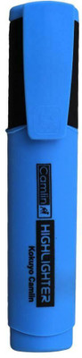 Kokuyo Camlin Highlighter Pen(Set of 10, Blue)