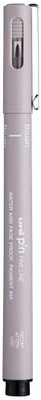 uni-ball BRLGY3 PIN-200 Fine Line Brush(Set of 3, Light Grey)