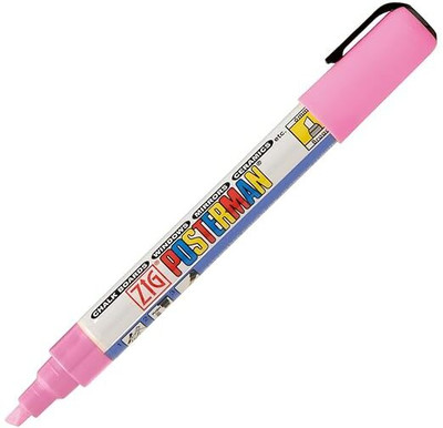 Zig Posterman PMA-50 TENDER PINK 6mm Chisel Tip(Set of 1, TENDER PINK MADE IN JAPAN)