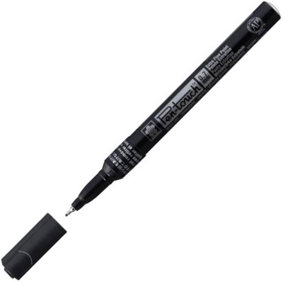 SAKURA Pen-Touch Paint Marker - Extra Fine 0.7mm Black(Set of 2, Black)