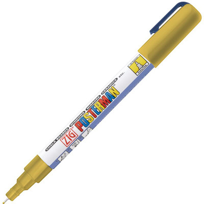 Zig POSTERMAN Extra Fine 101(Set of 1, Gold)