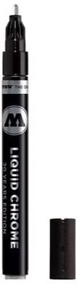 ART RANGER Liquid Silver Chrome Permanent Marker(Set of 1, Silver, DIY craft, Resin art décor, highlights, projects and presentations)