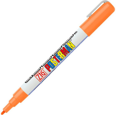 Zig POSTERMAN Fine 111(Set of 1, FLUORES CENT ORANGE)
