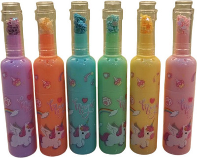 SBJT unicorn bottle highlighter(Set of 6, Multicolor)