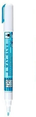 Zig MEMORY SYSTEM 2 WAY GLUE Squeeze & Roll Non- Blister [MSB-20P](Set of 1, Clear)
