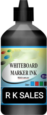 R K SALES R K Whiteboard Marker Ink 500ml, Black, Pack of 1 Units 500 ml Marker Refill(Black)
