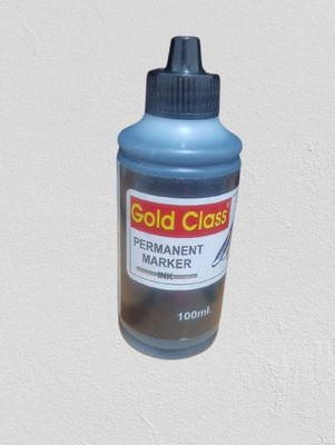 GoldClass Gold Class Permanent Marker Ink (Pack of 3) 100 ml Marker Refill(Black)