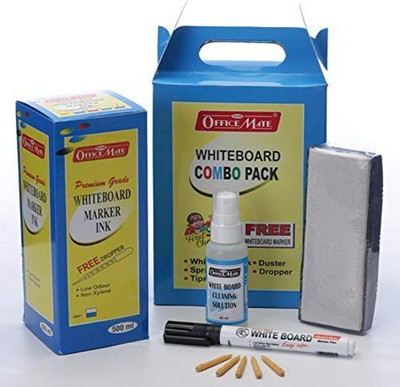 Soni Officemate Whiteboard Marker Ink Kit - BlueColour 500 ml Marker Refill(Blue)