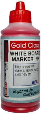 GoldClass 100ml Whiteboard Marker ink Red - 6 Bottles Stamp Pad Ink(600 ml)