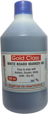 GoldClass GOLD CLASS WHITE BORD MARKER INK BLUE( PACK OF 2) 500 ml Marker Refill(Blue)