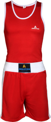 Addiction Boxing Red Martial Art Uniform
