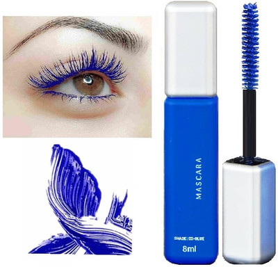 Arcanuy New Ultra Curl Long lasting blue mascara water proof 8 ml(BLUE)