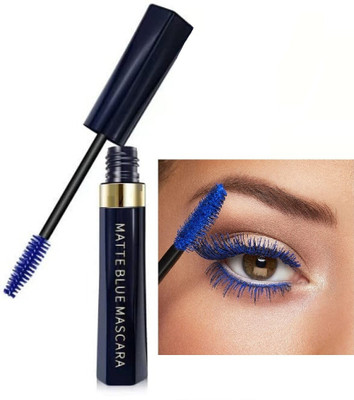 Yuency Matte Blue Mascara Long Lasting WaterProof for Instant Volume 10 ml(blue)