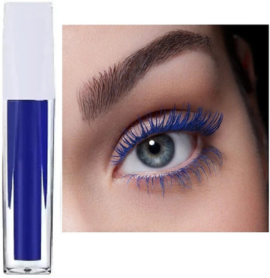 FLORERO Blue Color Mascara Waterproof Fast Dry Eyelashes 6 ml(blue)