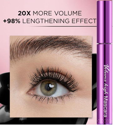 THTC Mascara,Curl,Volumize&Lengthen with Fine-Bristle 8 ml(Black)
