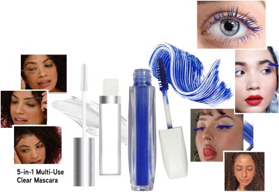 REIMICHI Longlasting, Smudge-Proof, Voluminous Mascara With Clear Gel Mascara 12 ml(Royal Blue, Clear)