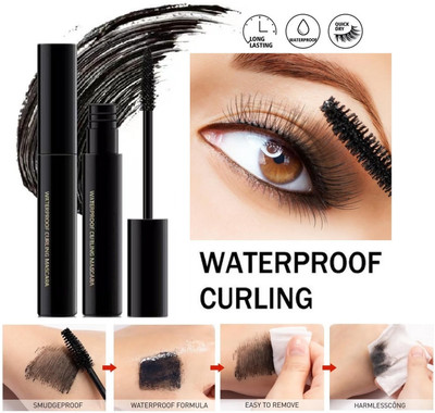 tanvi27 Lengthening Volume Waterproof Curling Mascara 5 ml(Jet Black)