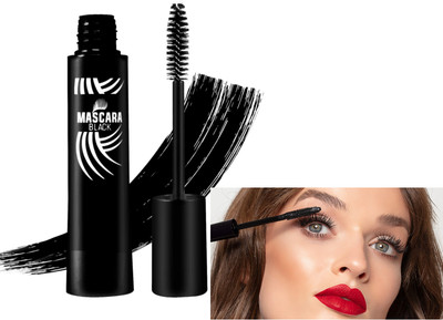 HUZURLU LONG AND THICK CURLY LASHES WATER PROOF HIGH IMPACT CURLING MASCARA 18 g(Black)