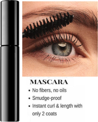 Vyomiris Eye Makeup Curl & Volume Waterproof False Lash Mascara 8 g(Black)