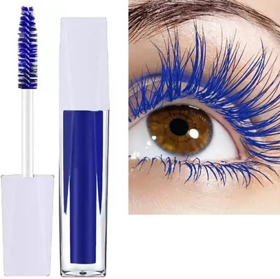 CATERINACHIARA Best Lengthening Waterproof Curling No Smudging Blue Mascara 6 ml(blue)