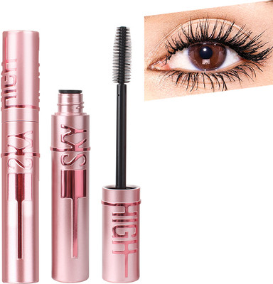 HSQ Sky High Waterproof Mascara | Lash Lift, Volume & Curl | Smudge Proof Black 5 ml(BLACK)