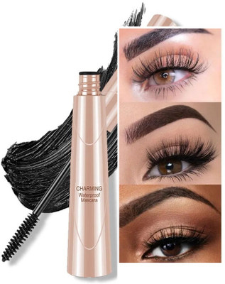 MYEONG Blackest Black Lengthening And Volumizing Waterproof Mascara 15 ml(Black)