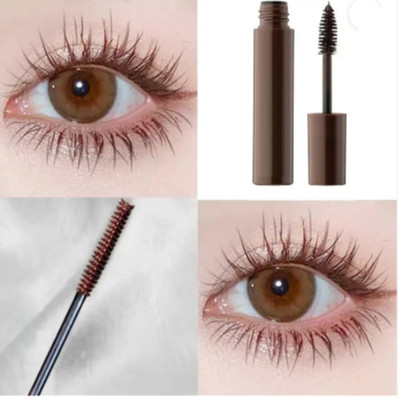AFARAXIA New Heavy Curl & Volume Waterproof Long lasting mascara for Sensitive Eyes 10 ml(Brown)
