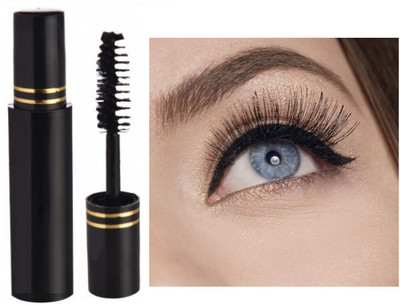 Libline Waterproof Mascara with Smart Curl Brush for Voluminous Lashes 6 ml(BLACK)