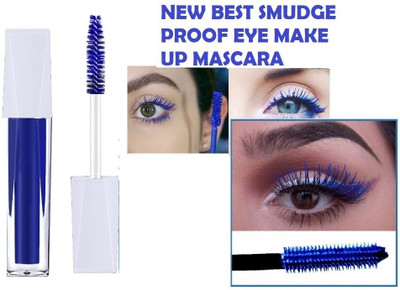 YAWI Waterproof Mascara Fast Dry Blue Curling Lengthening Lengthen Eyelashes Color 6 ml(Blue)