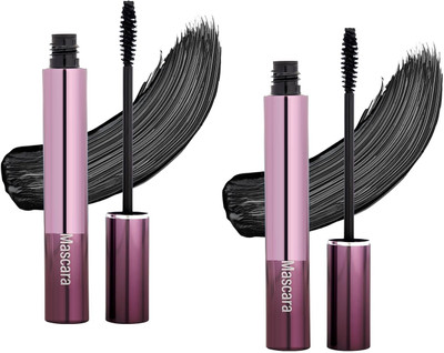 HUZURLU BEST MASCARA COMBO TO MAKE YOUR LASHES POP 15 ml(Black)
