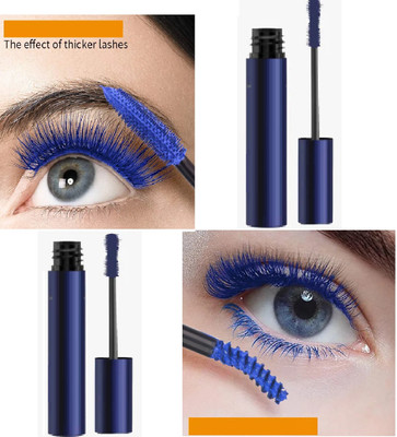 HUZURLU Volumizing Mascara Clump-free | Volumizes | Lengthens | Smudge-proof 20 ml(blue)