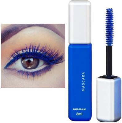 DARVING LONG LASTING WATERPROOF ULTRA CURLING EYE LASH BLUE MASCARA 8 ml(blue)