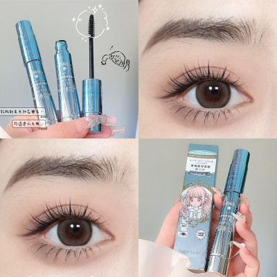 HANASUI Gege Bear Fiber Curly Mascara: Waterproof & Smudge-Proof for All-Day Volume 10 ml(Black)