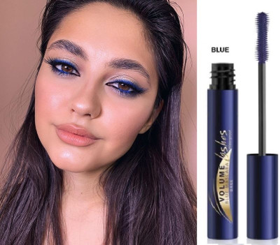 Emijun Heavy Curl & Volume Waterproof Long lasting mascara Suitable for Sensitive Eyes 10 ml(blue)