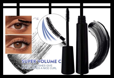 SEUNG WOMEN FIBER BLACK MASCARA MADE WITH WATERPROOF FORMULA 6 ml(BLACK)