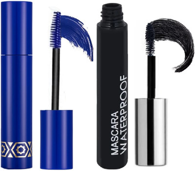 Arcanuy New smudge proof best color black and blue mascara 12 ml(black and blue)