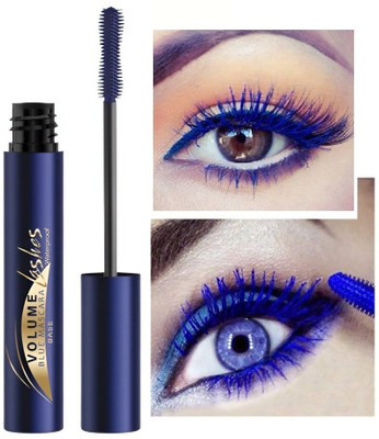 tanvi27 Lengthens Eyelashes Long Lasting Waterproof Silk Fiber 4D Mascara 10 ml(BLUE)