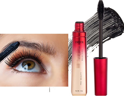 Emijun Volume High Mascara | Smudge-free & Water-resistant Mascara 3.2 g(BLACK)