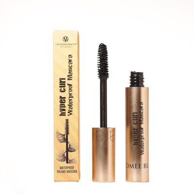 Veeyomee Beauty Hyper Curl Waterproof Volume Mascara- Long-Lasting, Smudge-Proof, Curl & Volume 10 g(Black)
