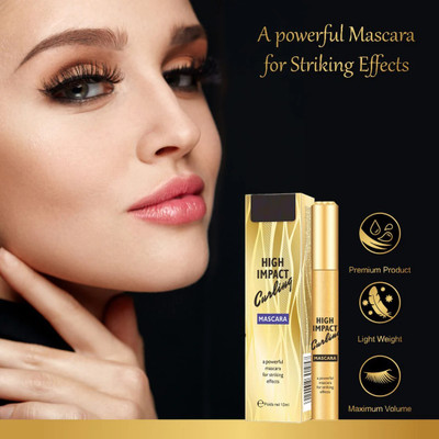 SILDUST rofessional Waterproof Mascara - Curl, Lengthen & Thicken Lashes Instantly 8 g(Black)